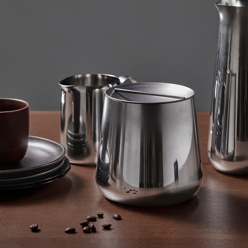 AFTONHAJ — Słoik z pokrywką, stal nierdz, 