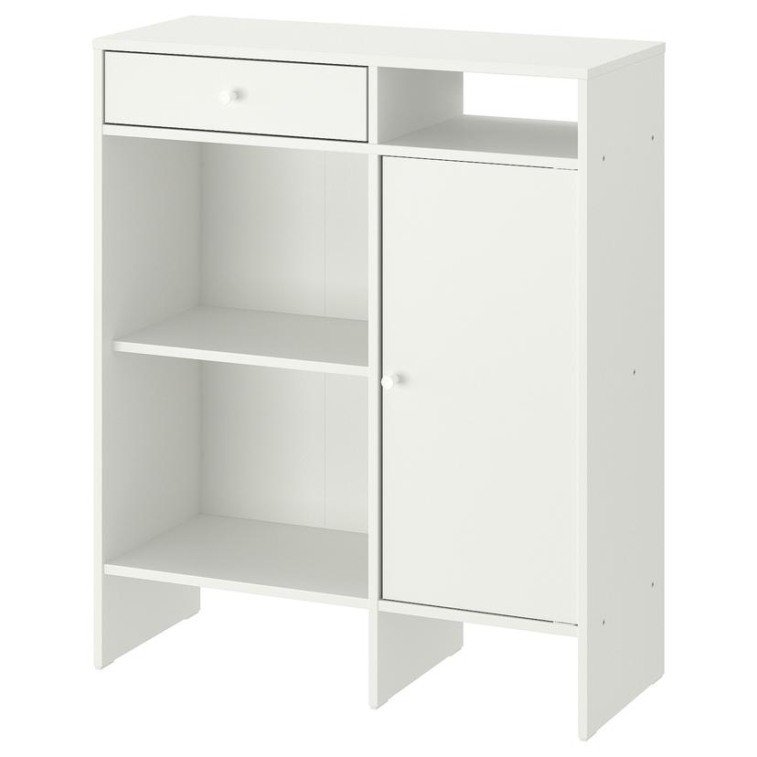 BAGGEBO — сервант, белый, 78x92 см