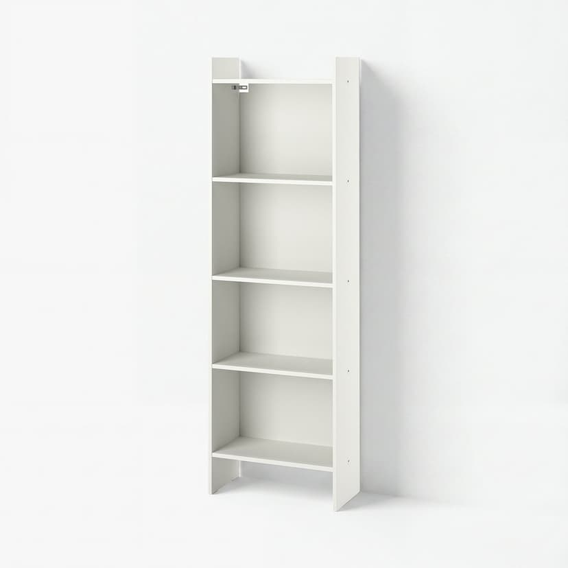 BAGGEBO — стеллаж, белый, 50x25x160 см