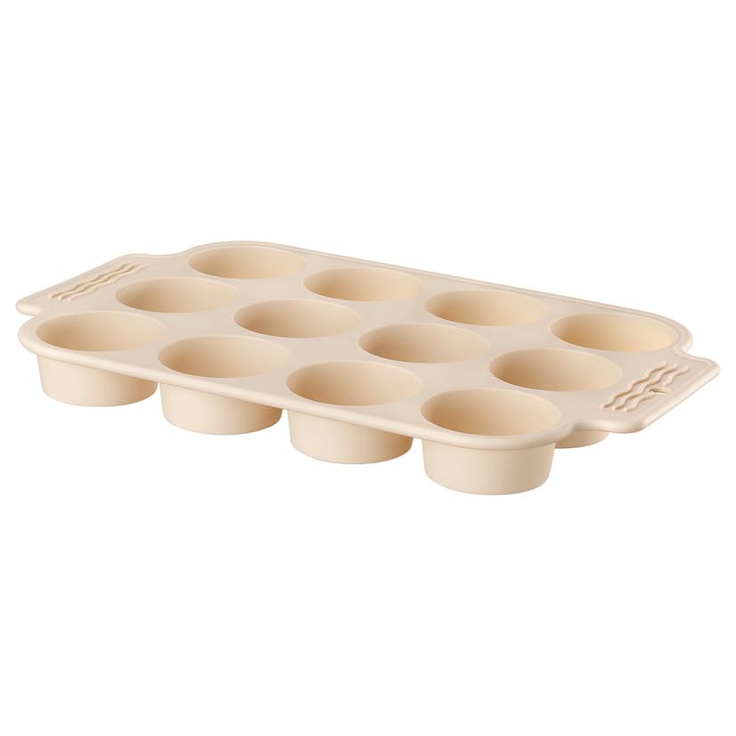 BAKTIDER — Foremka muffin, jasnobeżowy, 