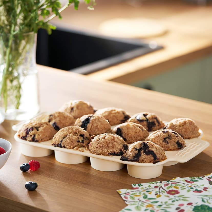 BAKTIDER — Foremka muffin, jasnobeżowy, 