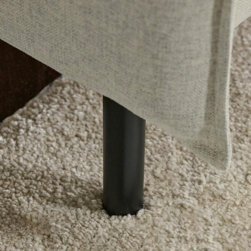 BANKABY — ножка, металлический/черный, 16 см