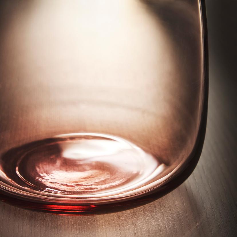 BERÄKNA — Ваза, стеклянная/светло-розовая