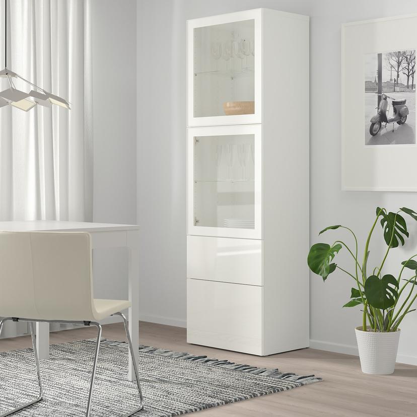 BESTÅ — каркас, белый, 60x40x192 см