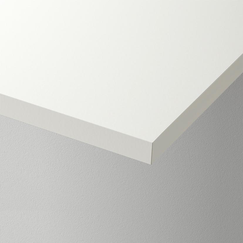 BURHULT — полка, белый, 59x20 см
