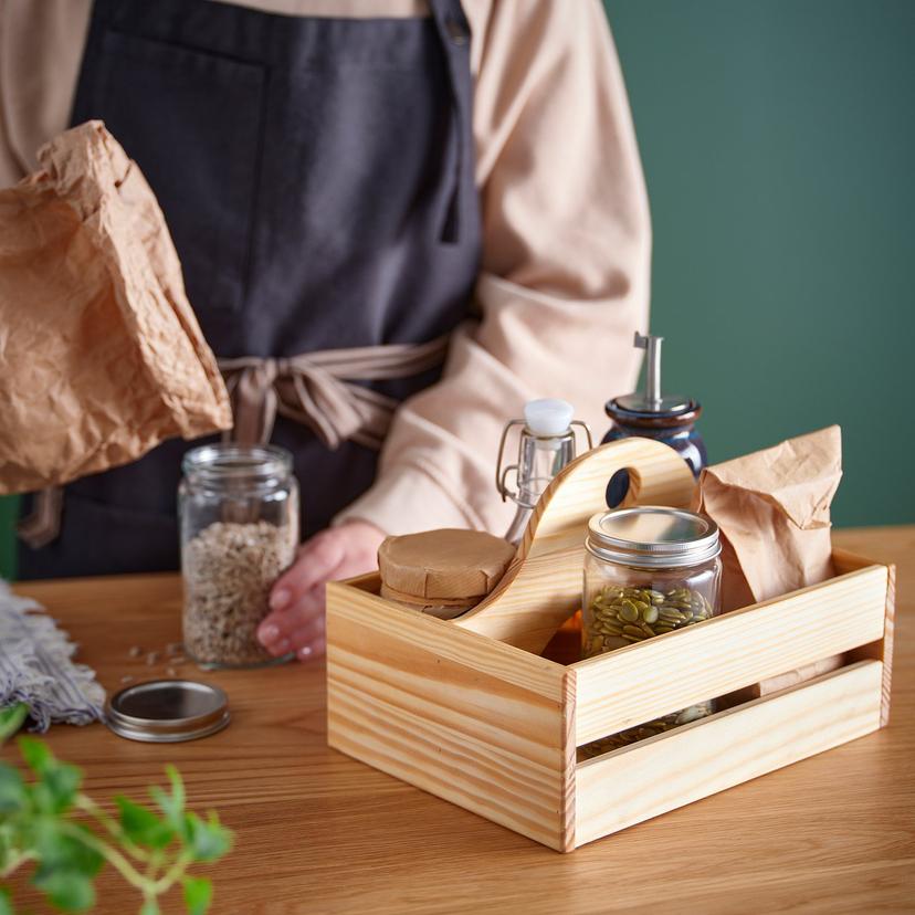 CHOKLADHAJ — Органайзер для стола, деревянный