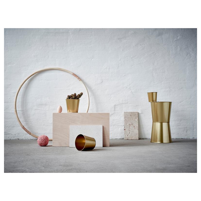 DAIDAI — Крышка для цветочного горшка, латунного цвета.