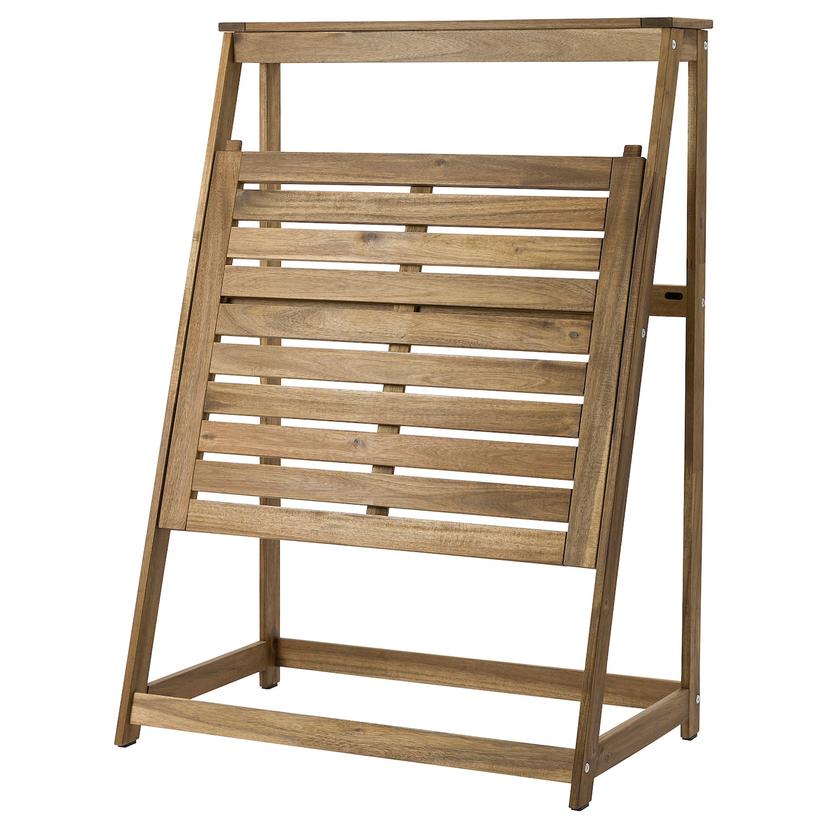 DJUPÖN — Складной стол, коричневый