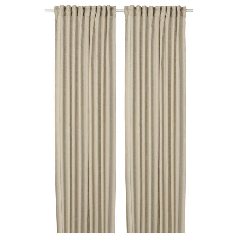 DYTÅG — гардины, 2 шт., лен, 145x300 см