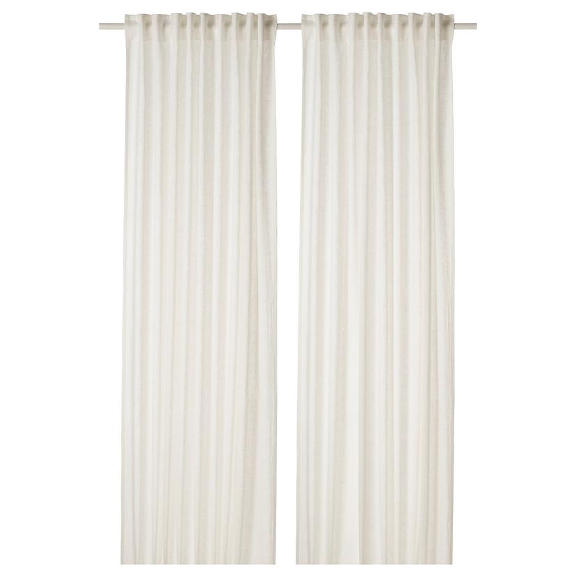 DYTÅG — гардины, 2 шт., белый, 145x300 см