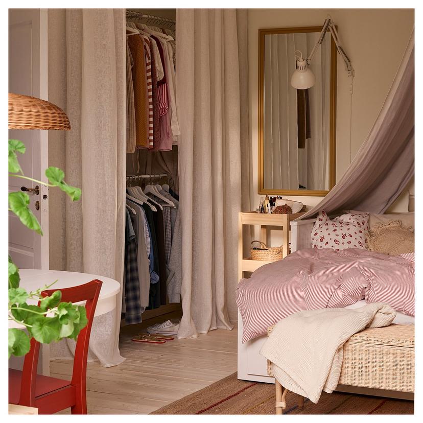 DYTÅG — гардины, 2 шт., белый, 145x300 см