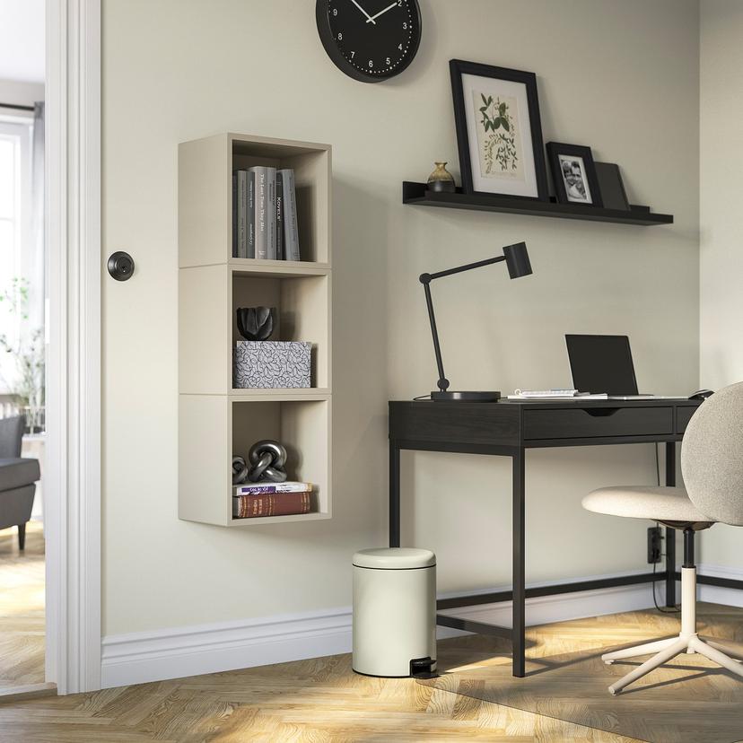 EKET — комбинация настенных шкафов, бежевый, 70x25x105 см