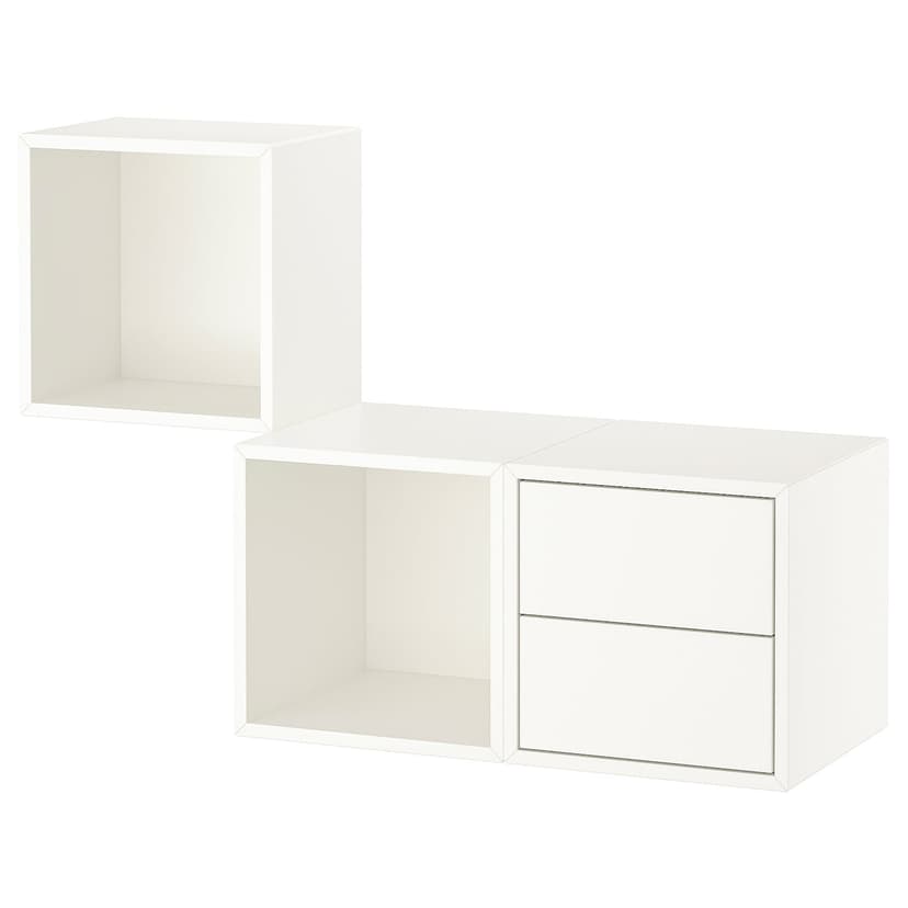 EKET — Комбинация д/хранения, белый, 105x35x70 см