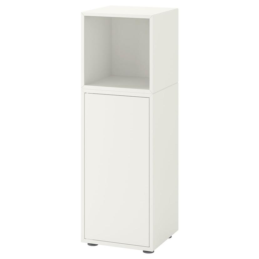 EKET — комбинация шкафов с ножками, белый, 35x35x107 см
