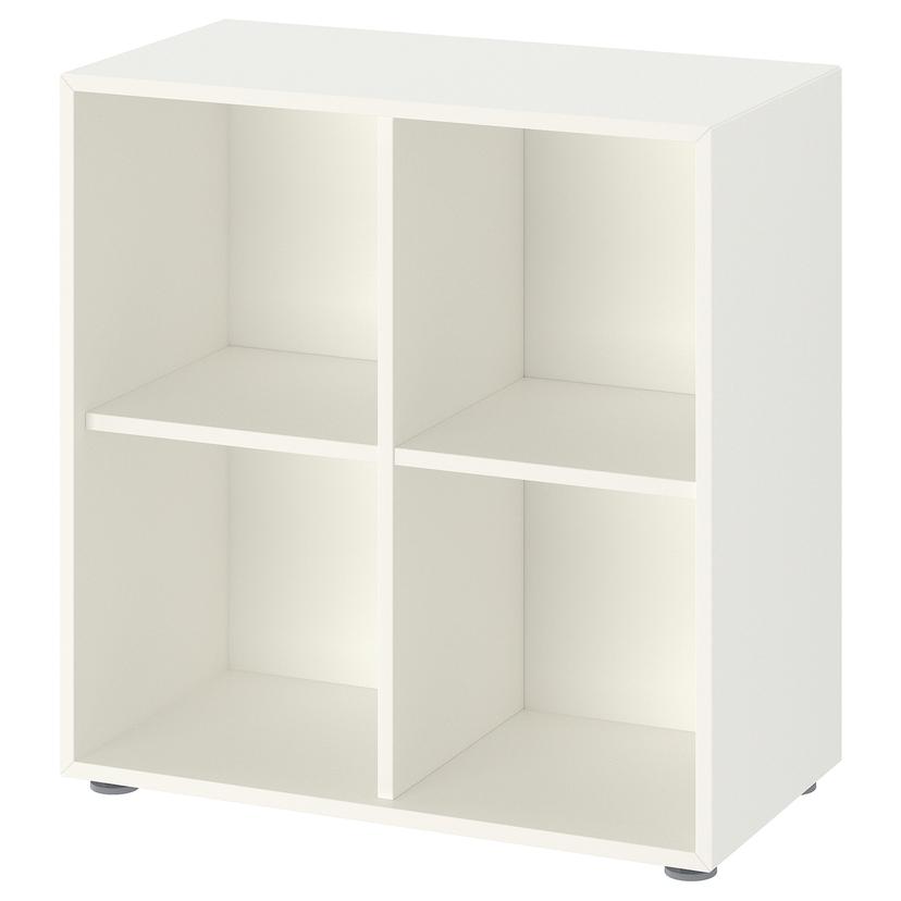 EKET — комбинация шкафов с ножками, белый, 70x35x72 см