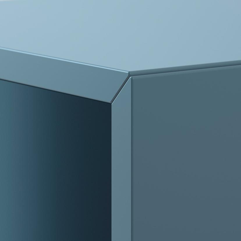 EKET — шкаф, серо-синий темный, 35x25x35 см