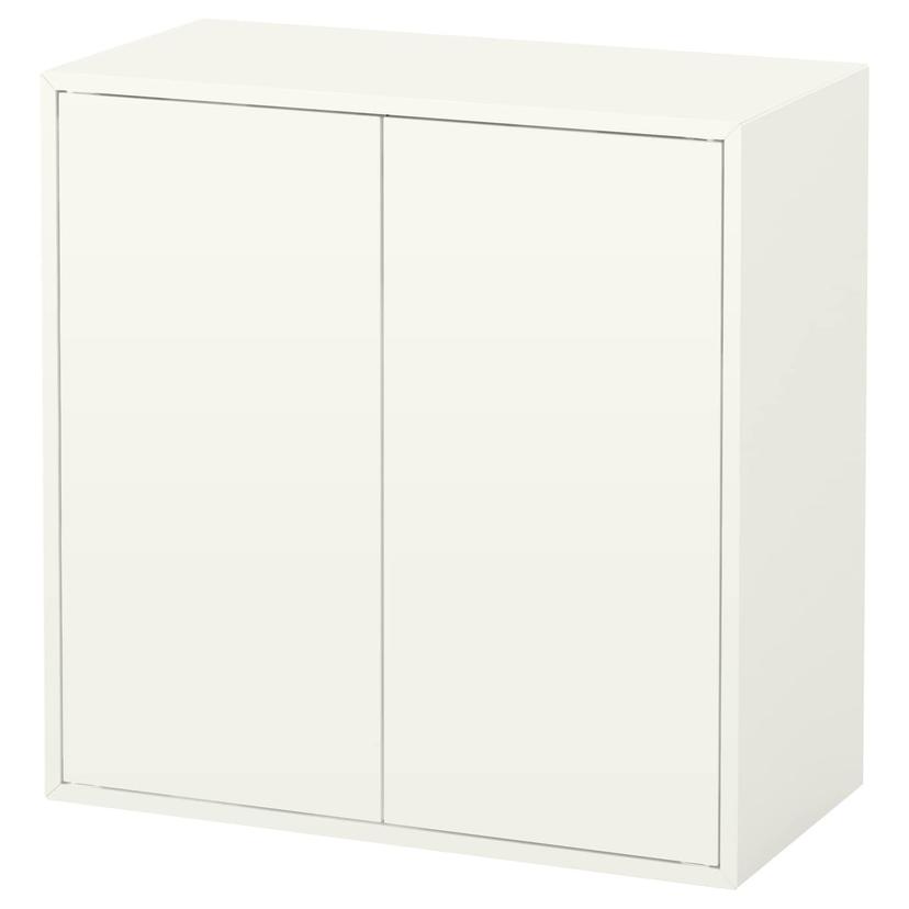 EKET — шкаф с 2 дверцами и 1 полкой, белый, 70x35x70 см