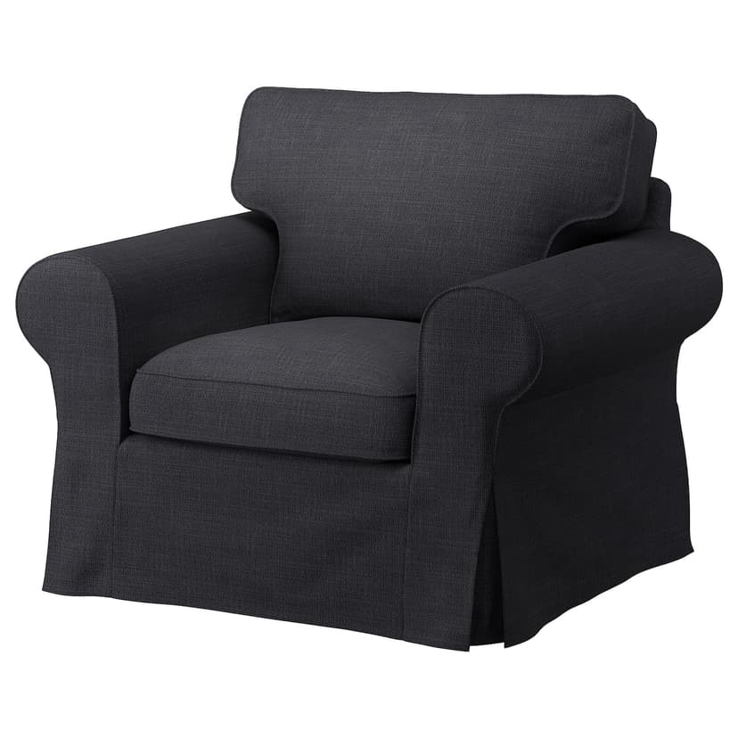 EKTORP — Pokrycie fotela, Hillared antracyt, 
