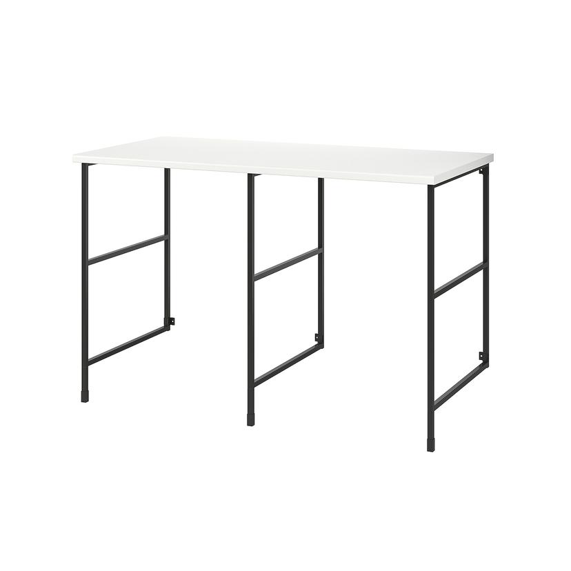 ENHET — комбинация д/хранения, антрацит/белый ламинат, 139x63.5x87.5 см