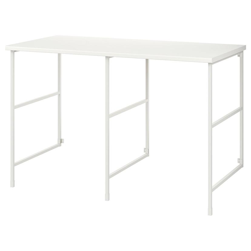 ENHET — комбинация д/хранения, белый/белый ламинат, 139x63.5x87.5 см
