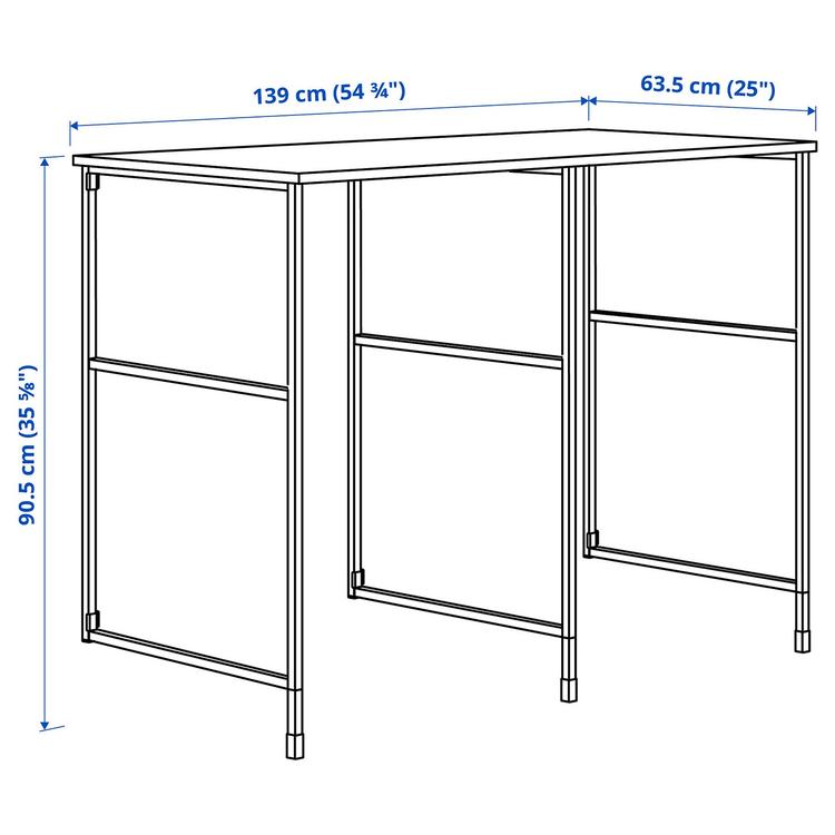 комбинация д/хранения, белый/белый ламинат, 139x63.5x87.5 см dimensions