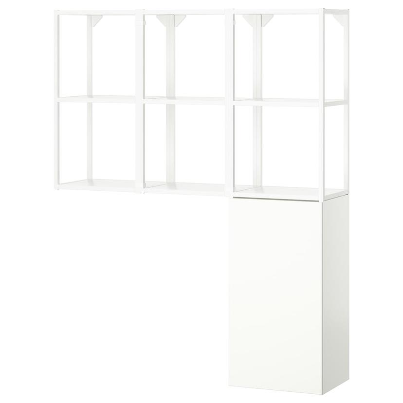 ENHET — комбинация д/хранения, белый, 120x32x150 см