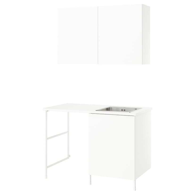 ENHET — Regał, biały, 