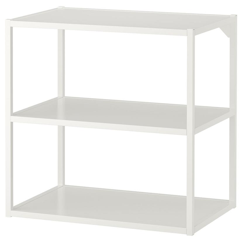 ENHET — напольный каркас с полками, белый, 60x40x60 см