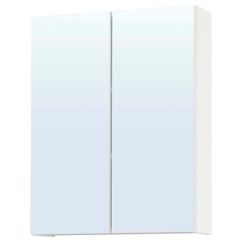 ENHET — Szafka z lustrem/drzwiczki, biały, 