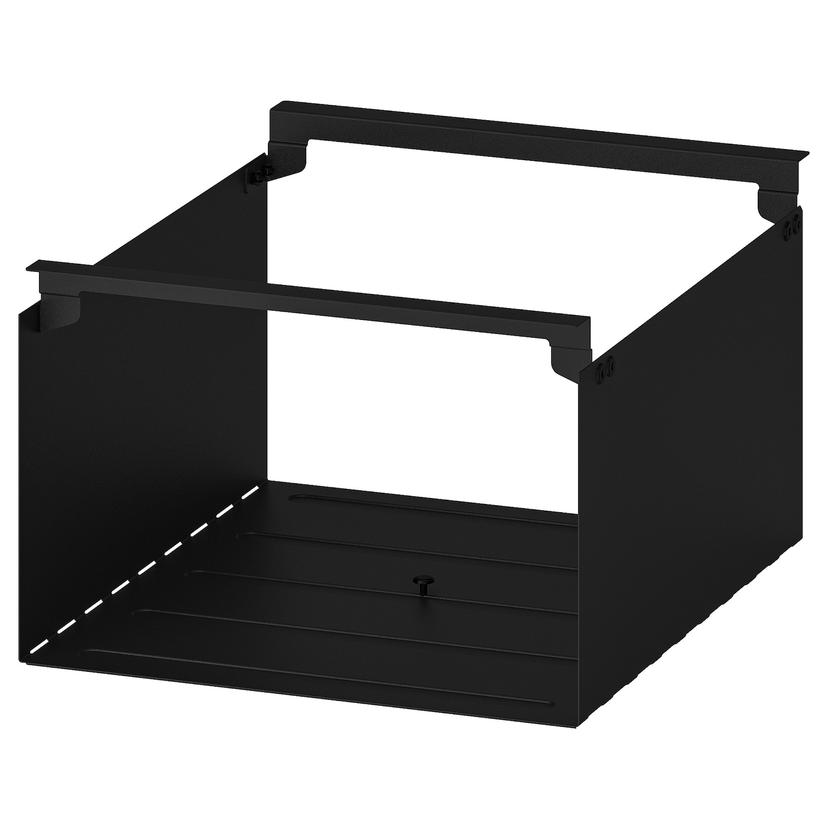 ENHET — подвесная вставка на полку, антрацит, 26x28x15 см