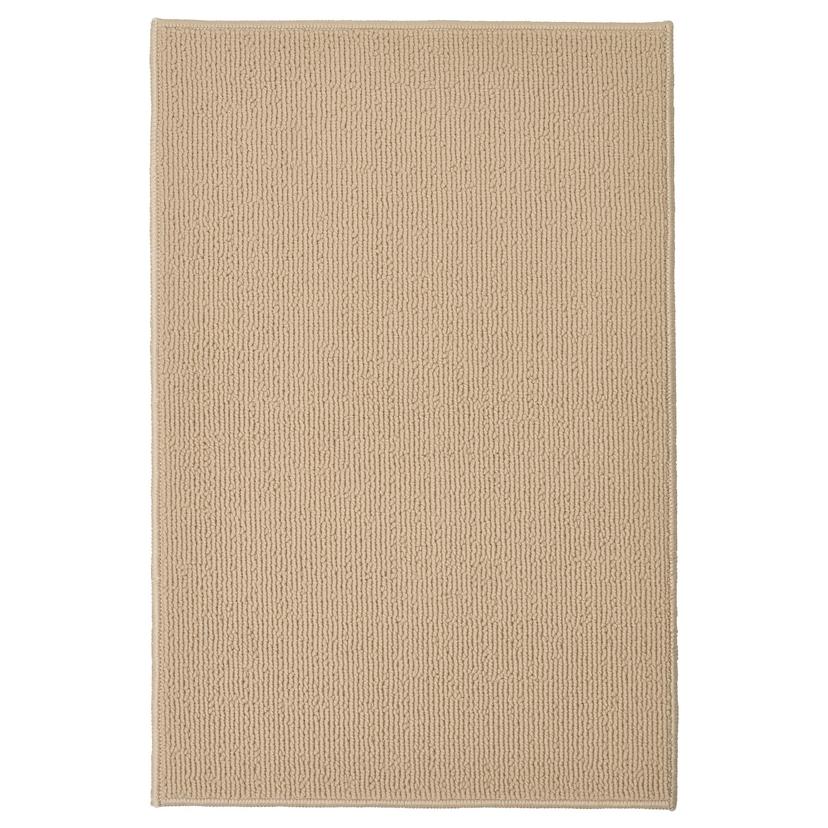 FINTSEN — коврик для ванной, бежевый, 40x60 см