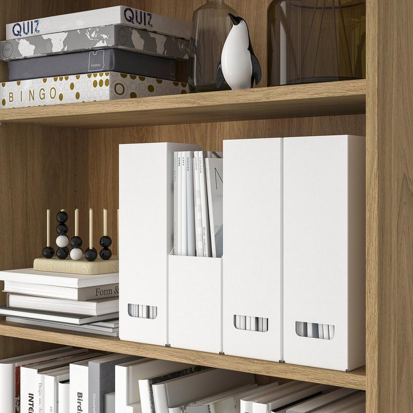 FJÄDERHARV — подставка для журналов, белый