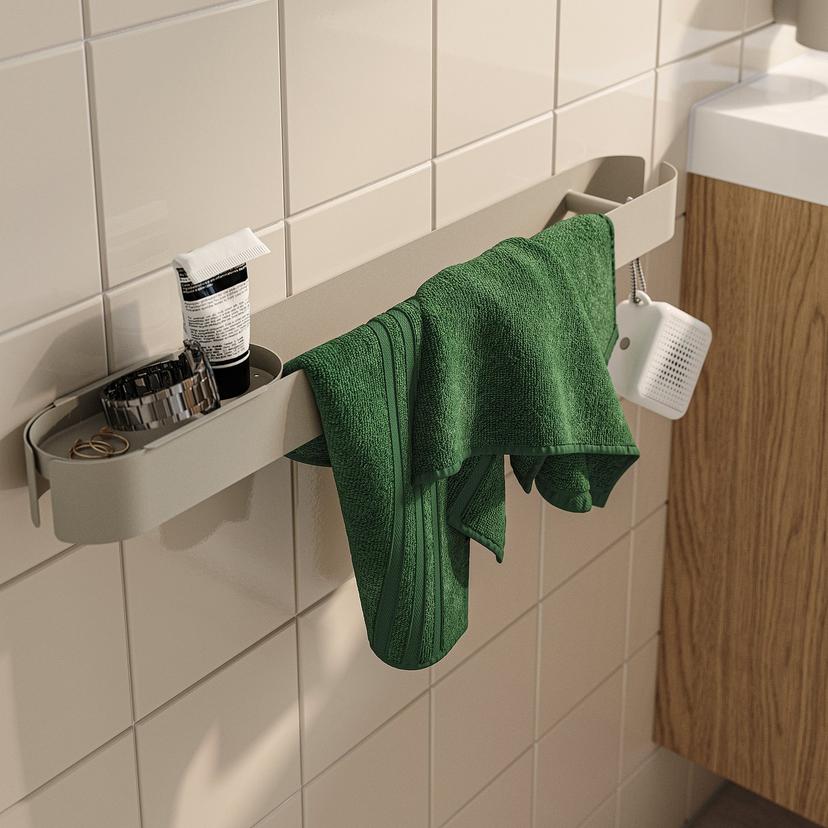 FLORSJÖN — штанга для полотенца, бежевый, 62 см