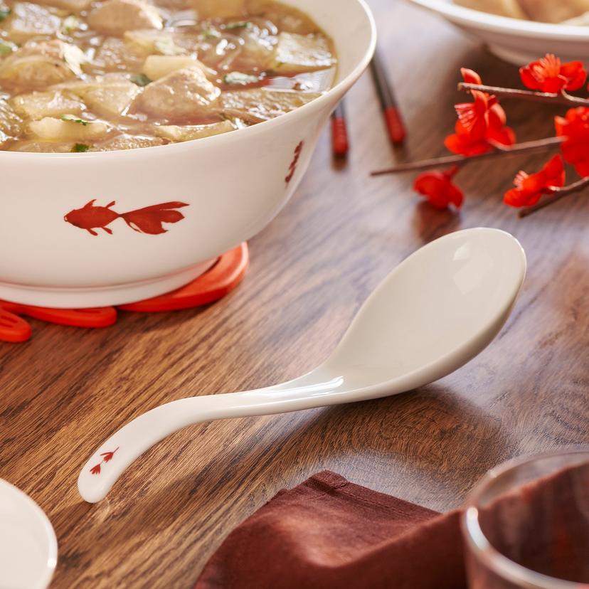 FÖSSTA — Ложка, бело-красная