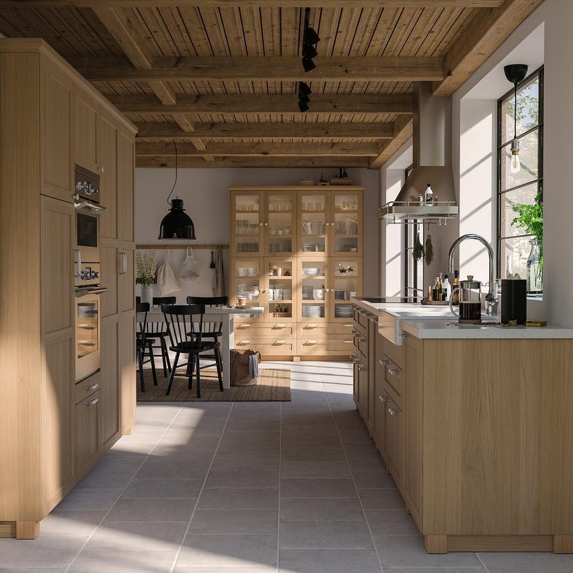 FORSBACKA — цоколь, под дуб, 220x8 см