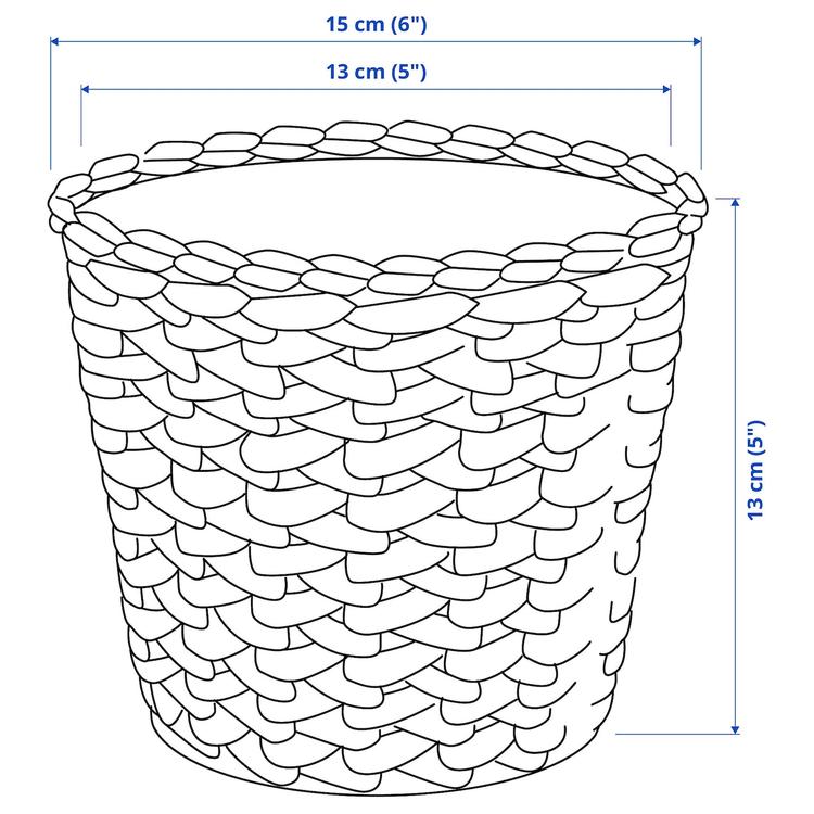 кашпо, водный гиацинт, 12 см dimensions