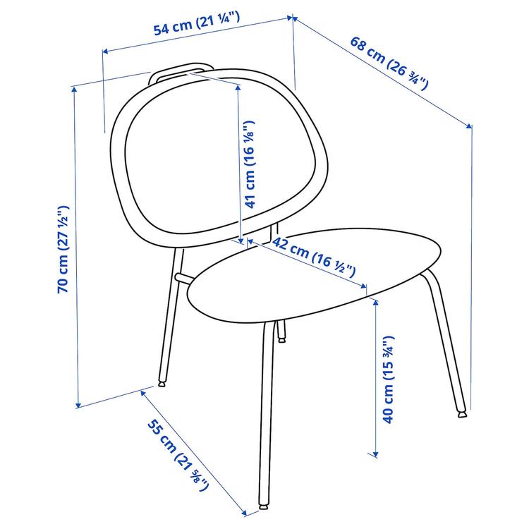 кресло, дисерёд серый dimensions