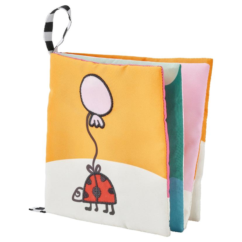 GRÖNFINK — книжка-игрушка, разноцветный, 14x14 см