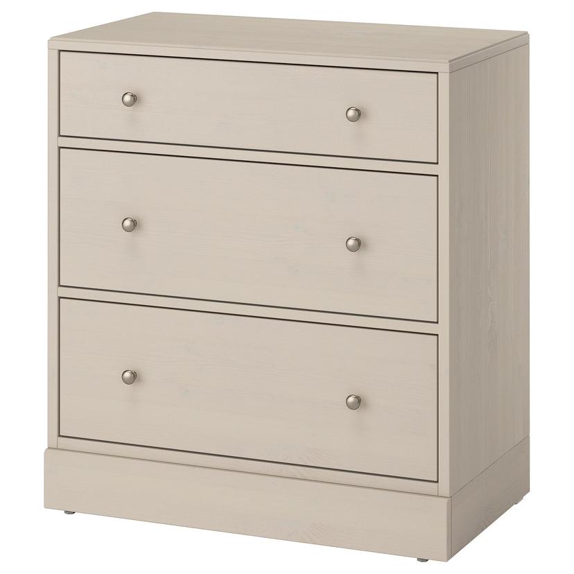 HAVSTA — Komoda, 3 szuflady, 81x47x89 см