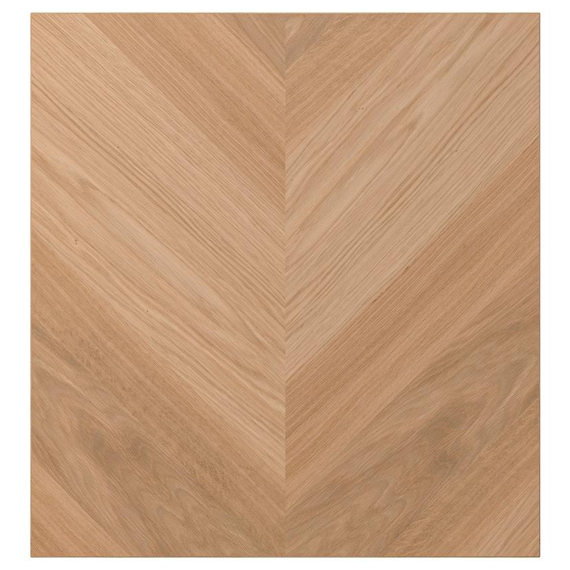 HEDEVIKEN — дверь, дубовый шпон, 60x64 см