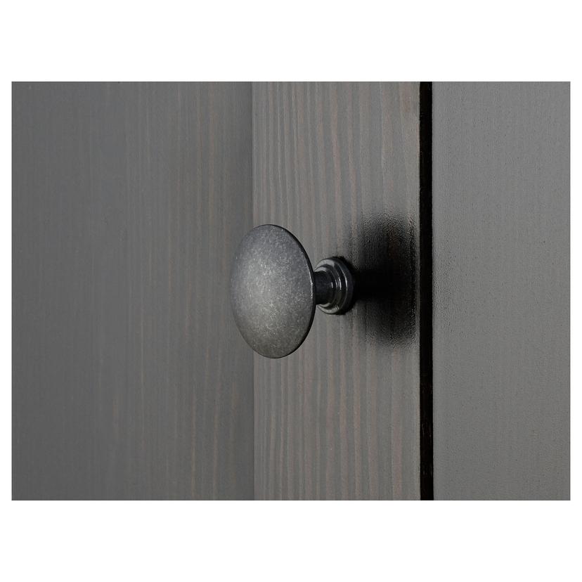 HEMNES — Biurko, czarnybrąz, 