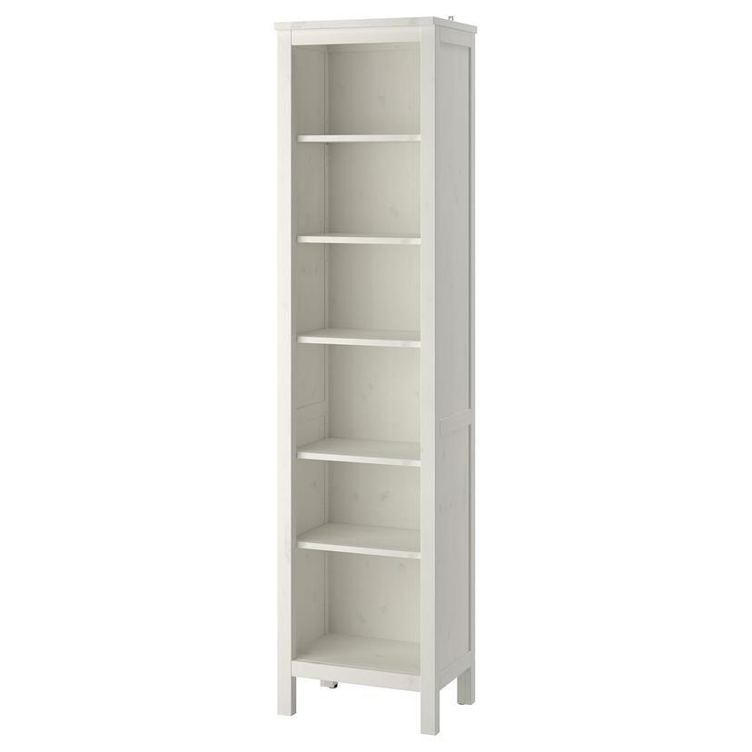 HEMNES — стеллаж, белая морилка, 49x197 см