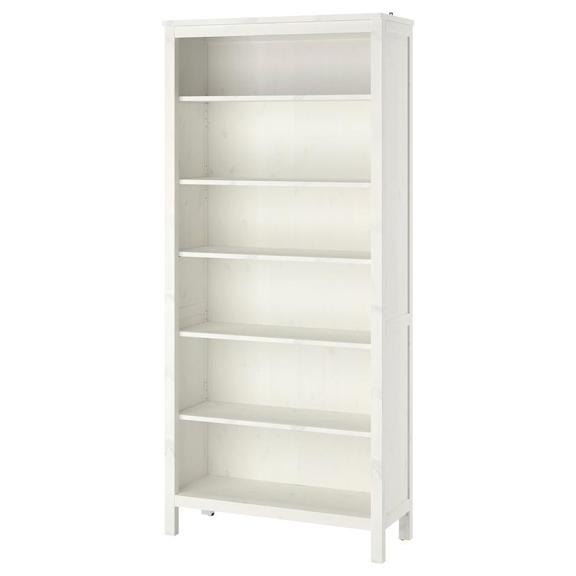 HEMNES — стеллаж, белая морилка, 90x197 см