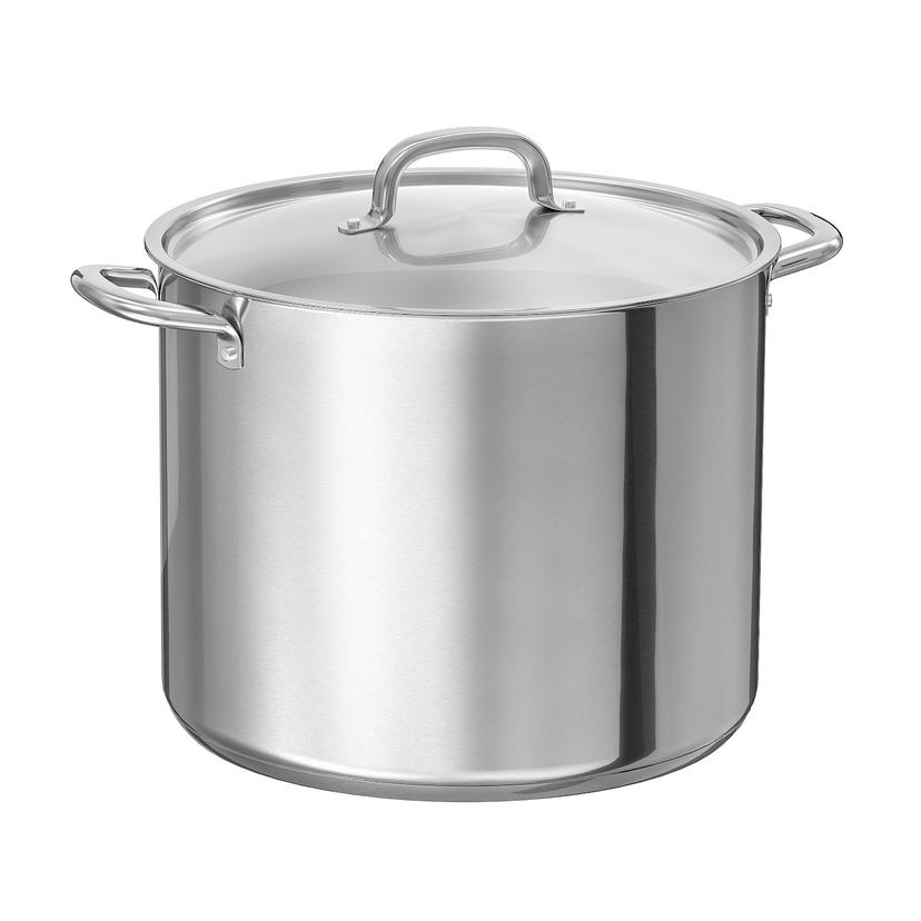 IKEA 365+ — кастрюля с крышкой, нержавеющ сталь, 15.0 л