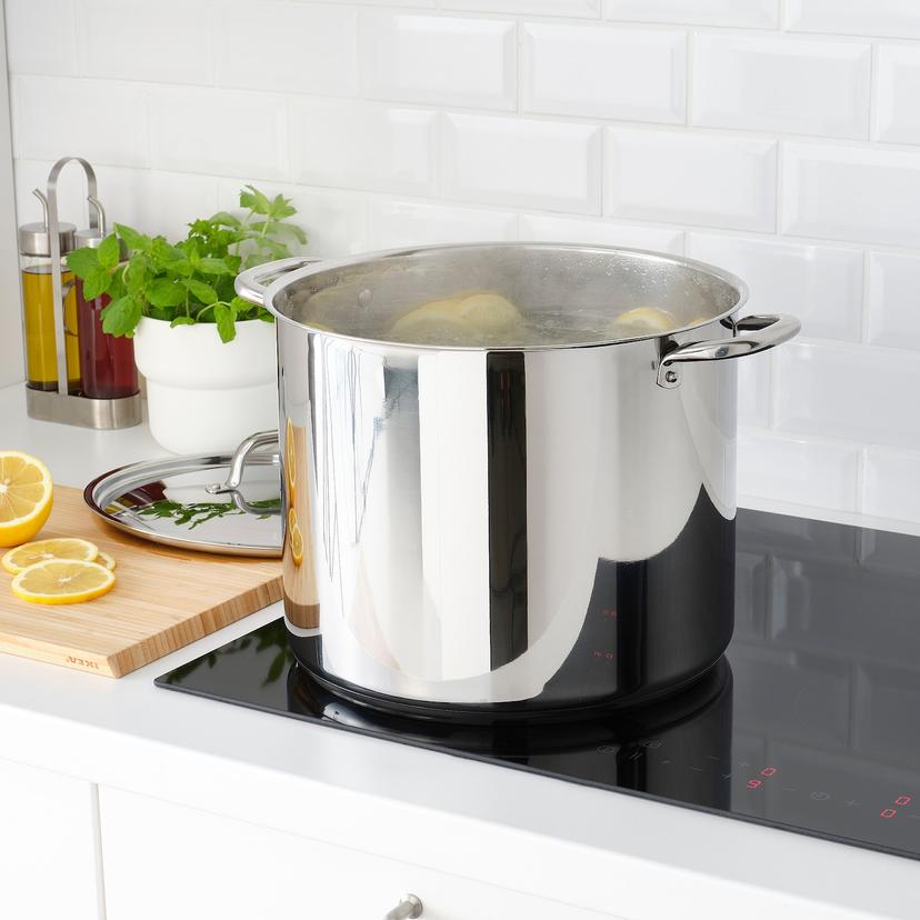 IKEA 365+ — кастрюля с крышкой, нержавеющ сталь, 15.0 л