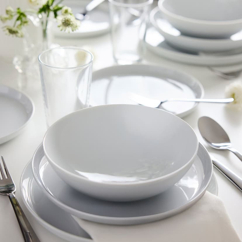 IKEA 365+ — Serwis,  18 szt., biały, 