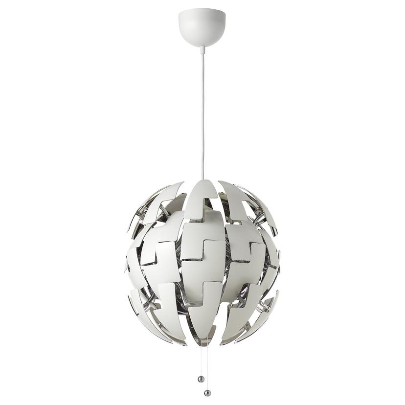 IKEA PS 2014 — подвесной светильник, белый/серебристый, 35 см