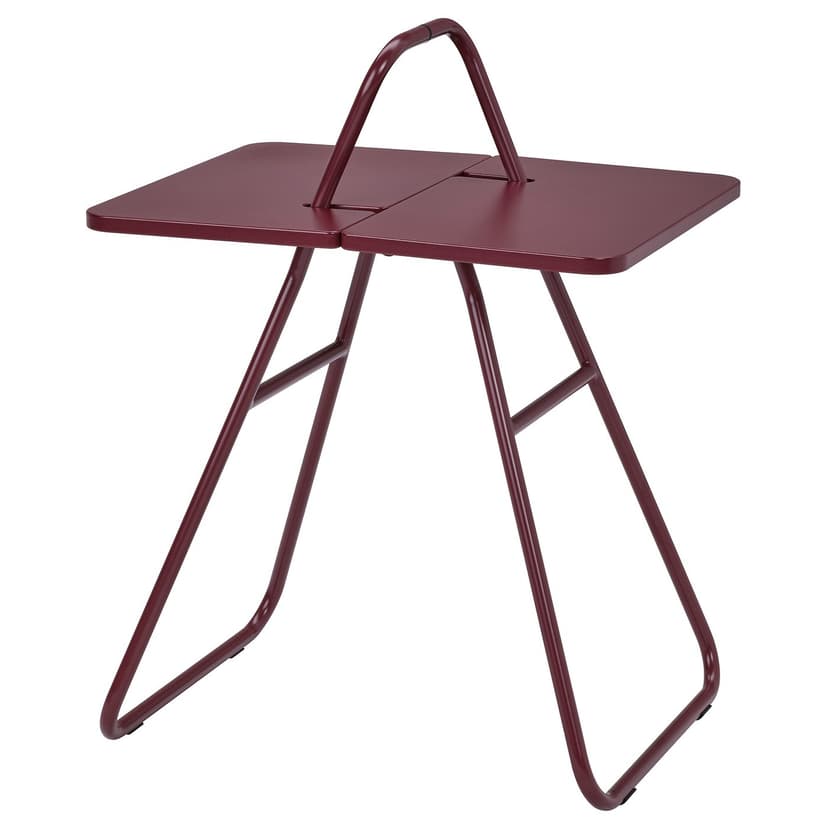 IKEA PS 2026 — Stolik, ciemnoczerwony, 