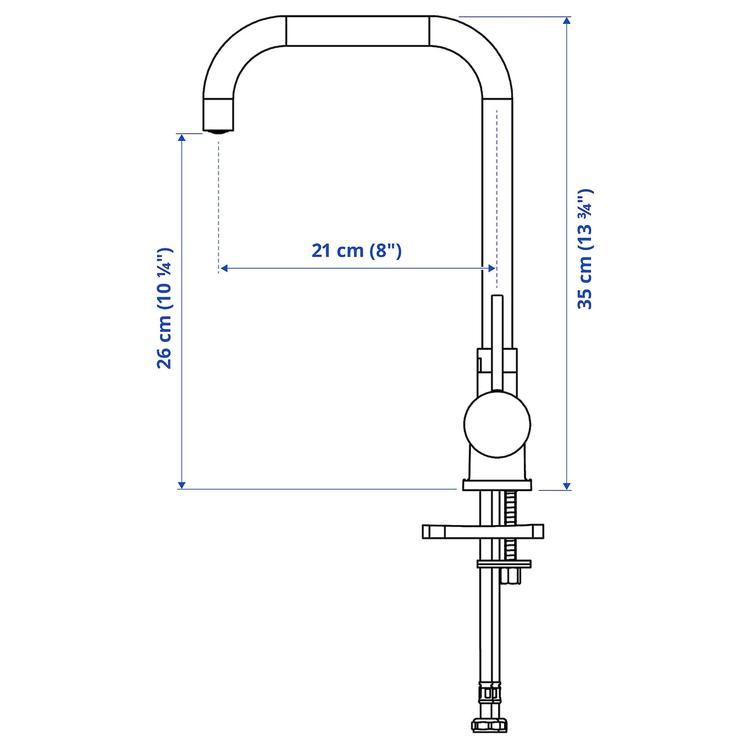 Bateria kuchenna składana,  dimensions