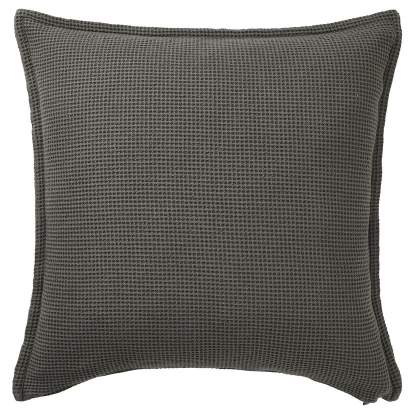 KLOTSTARR — чехол на подушку, антрацит, 50x50 см